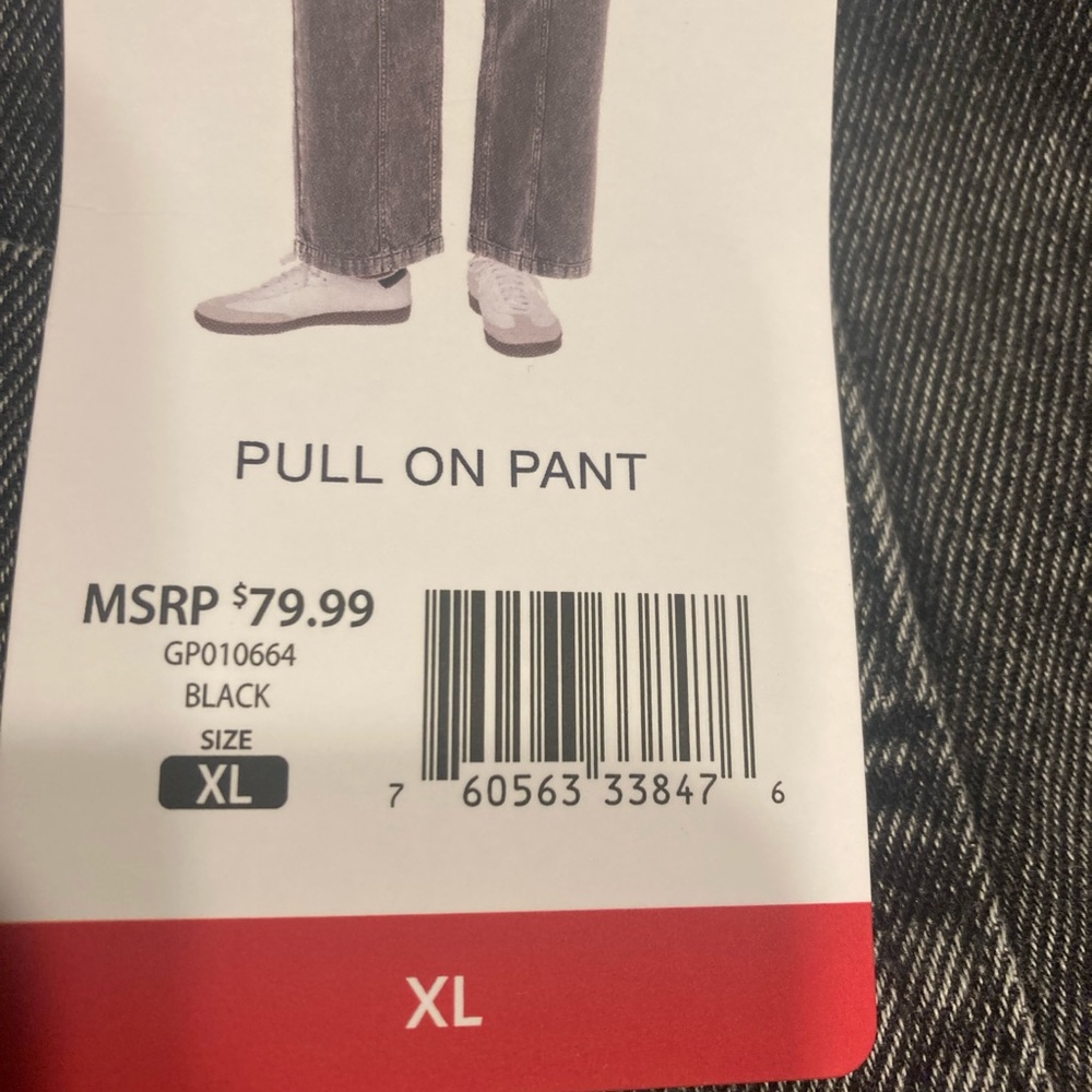 Gap Woman’s XL Black Pull On Denim Wide Leg Pants NWT, $79.99 MSRP - Picture 10 of 10